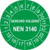 Gekeurd volgens NEN3140